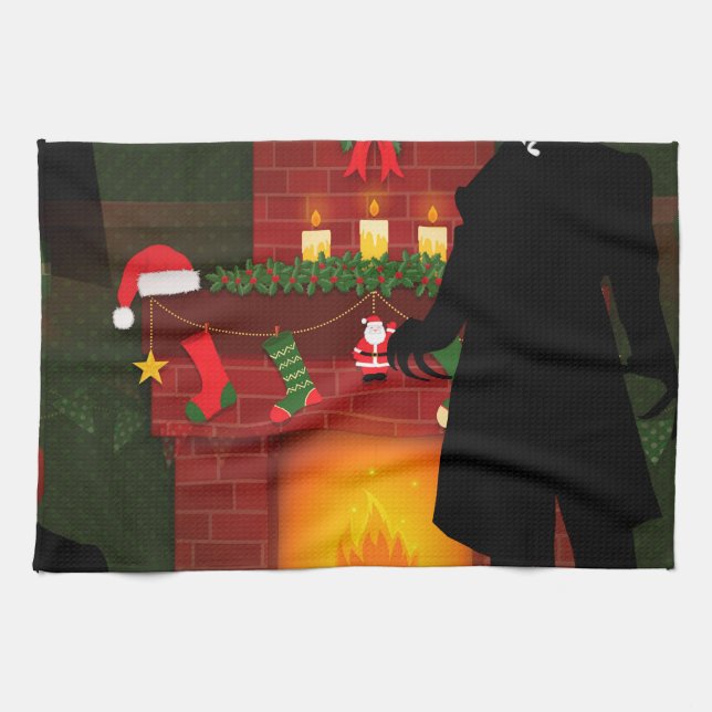 Paño De Cocina navidades nosferatu (Horizontal)