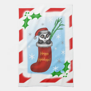 Paño De Cocina Navidades Panda