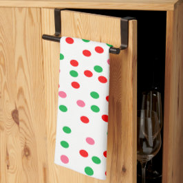 Paño De Cocina Navidades puntos de Polka