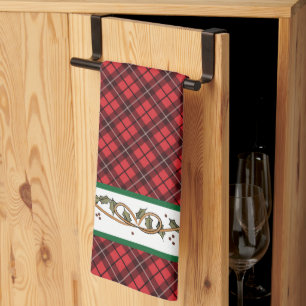 Paño De Cocina Navidades Red Plaid
