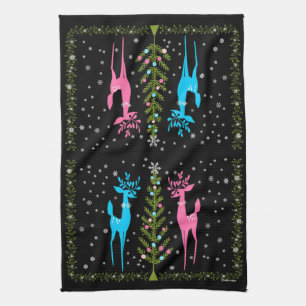 PAÑO DE COCINA NAVIDADES REIN DEERS DE TEA TOWEL MCM
