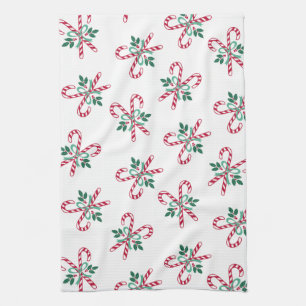 Paño De Cocina navidades retro caña de caramelo