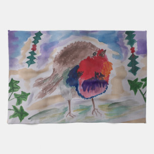 Paño De Cocina Navidades Robin Tea Towel