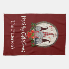 Paño De Cocina Navidades rojos se ganan los elfos de moda