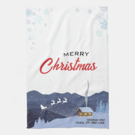 Paño De Cocina Navidades rusos | Feliz año nuevo | Regalo de Sant