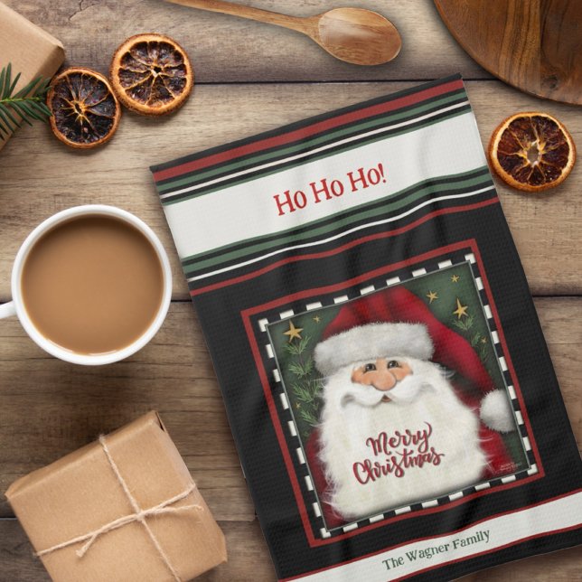 Paño De Cocina Navidades Santa Personalizados (Subido por el creador)