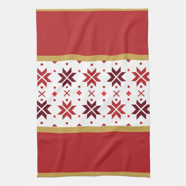 Paño De Cocina Navidades Snowflake (Vertical)