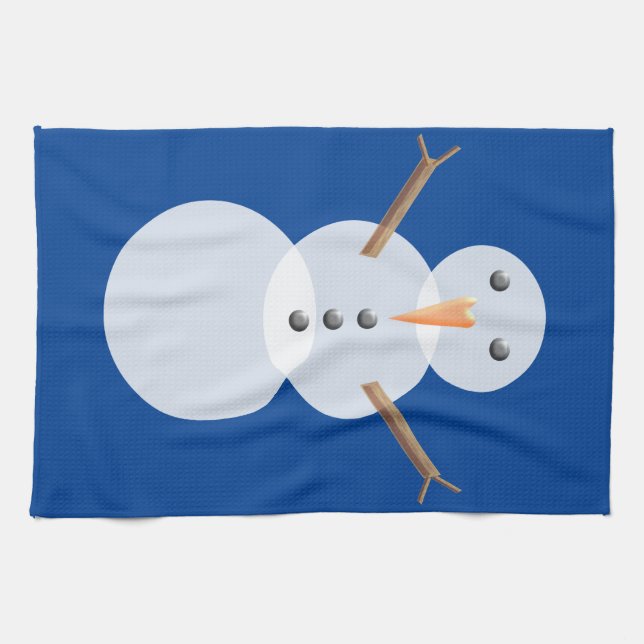 Paño De Cocina navidades snowman (Horizontal)