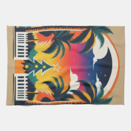 Paño De Cocina Navidades tropicales