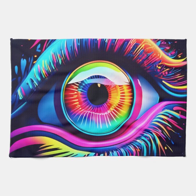 Paño De Cocina Nebula Eye Art (Horizontal)