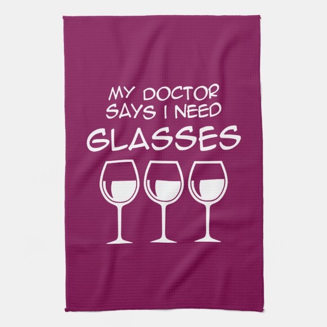 Paño De Cocina Necesito gafas (Vertical)