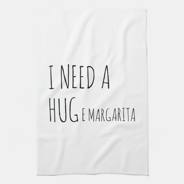 Paño De Cocina Necesito un HUG Margarita (Vertical)