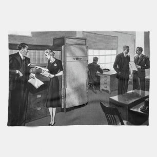 Paño De Cocina Negocio Antiguo, Oficina Ejecutiva de Empresarios