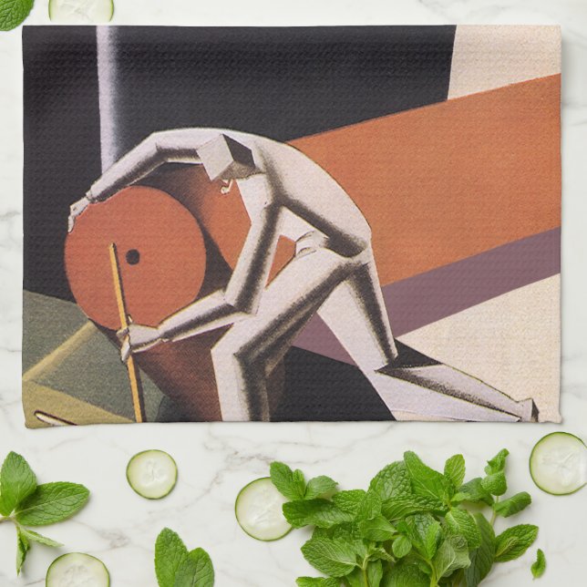 Paño De Cocina Negocio de antigüedades, tejidos y textiles art dé (Doblado)