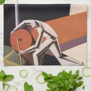 Paño De Cocina Negocio vintage, tejidos y textiles art déco