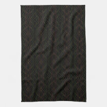 Negro con estampado de diseño moderno