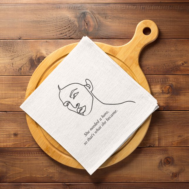 Paño De Cocina Negro Mínimo Se Convirtió En Chica De Inspiración  (Subido por el creador)