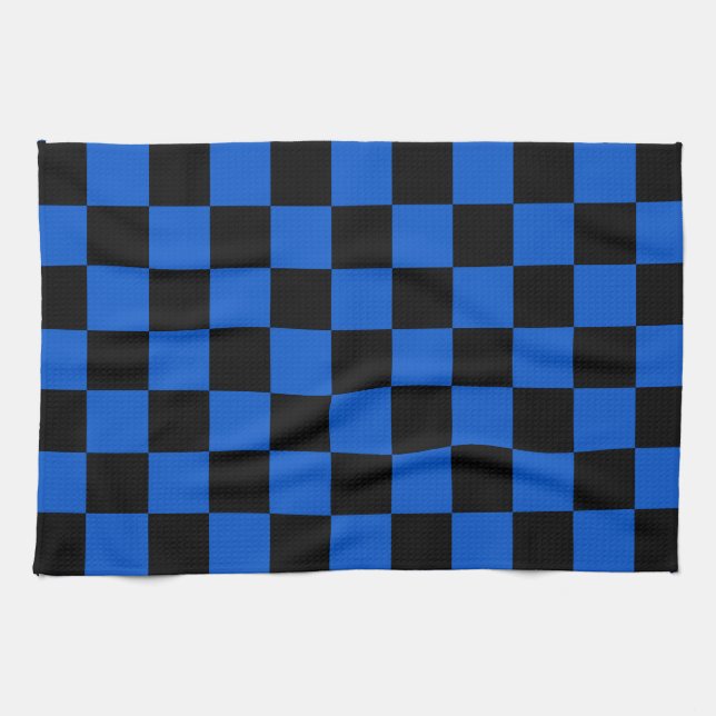 Paño De Cocina Negro y azul - club de fútbol italiano - Inter (Horizontal)