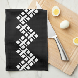 Paño De Cocina Negro y blanco