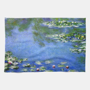 Paño De Cocina Nenúfares de Claude Monet, Arte Antiguo Fino