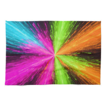 Neon Radial Burst Explosion