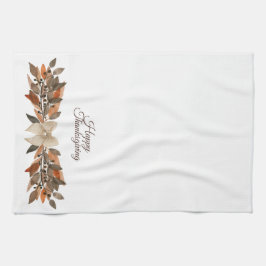Paño De Cocina Neutral Autumn Leaf - Thanksgiving