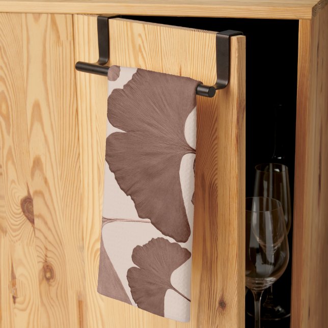 Paño De Cocina Neutral Ginkgo Botanical Dream 1 (Pliegue de tercios)