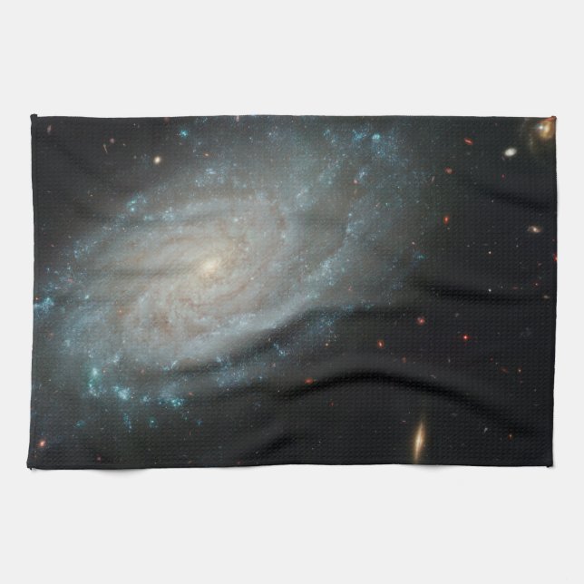 Paño De Cocina NGC 3370, espacio profundo, galaxia espiral (Horizontal)