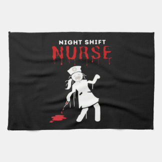 Paño De Cocina Night Shift Nurse Funny Halloween Classic T-Shirt