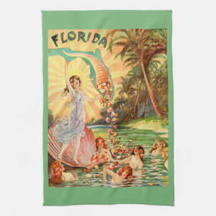 Paño De Cocina Ninfas de agua de la Florida