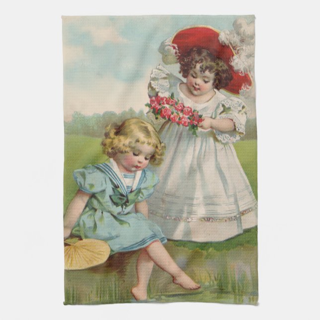 Paño De Cocina Niños de Victoria (Vertical)