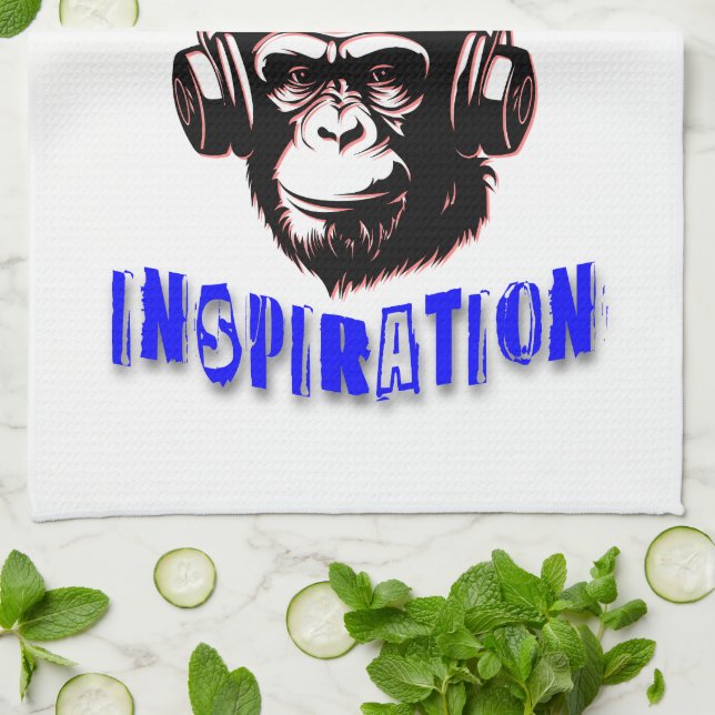 Paño De Cocina No Esperes Inspiración (Doblado)