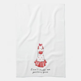 Paño De Cocina No haga que le envenena delantal