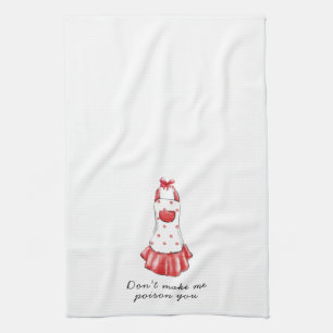 Paño De Cocina No haga que le envenena delantal