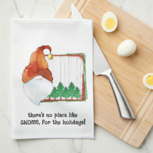 Paño De Cocina No hay lugar como GNOME, para las vacaciones.