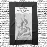 Paño De Cocina No me hagas usar mi voz ópera Apron adulto<br><div class="desc">Cantante de ópera de época</div>