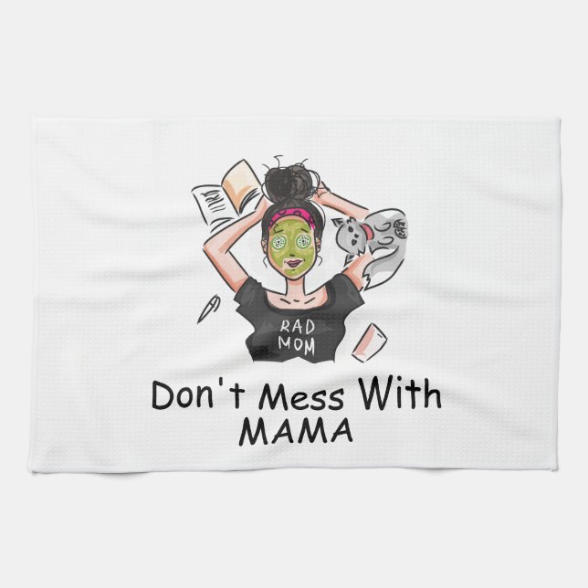Paño De Cocina No te metas con mamá (Horizontal)