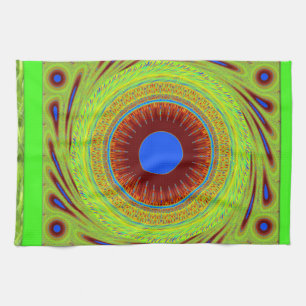 Paño De Cocina No te preocupes por ser arte feliz