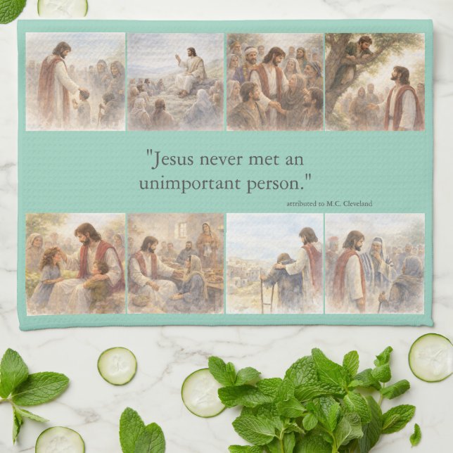 Paño De Cocina No unimportant person (Doblado)