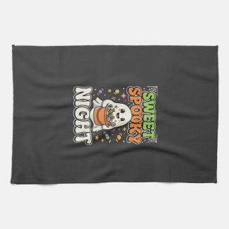 Paño De Cocina Noche de dulces de Halloween