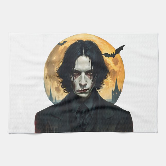 Paño De Cocina Noche de Halloween - Levantamiento de vampiros (Horizontal)