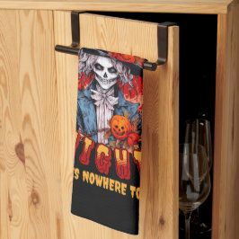 Paño De Cocina Noche De Halloween No Hay Ningún Lugar Para Escond