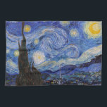 Paño De Cocina Noche estrellada: Saint Remy de Vincent Van Gogh<br><div class="desc">El año es 1889. Vincent Van Gogh es un paciente del asilo de Saint-Paul-de-Mausole en Saint-Rémy-de-Provence, Francia. Está sufriendo una enfermedad mental, y sus médicos le han aconsejado que se quede en casa y evite pintar. Pero Van Gogh no puede resistir el impulso de crear, y pasa sus días pintando...</div>