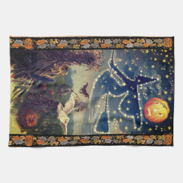 Paño De Cocina Noche Starry Halloween