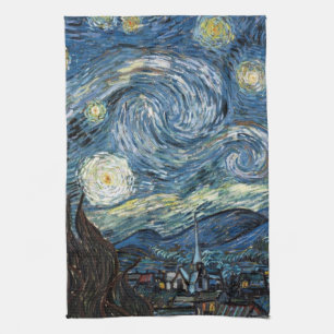 Paño De Cocina Noche Van Gogh Starry