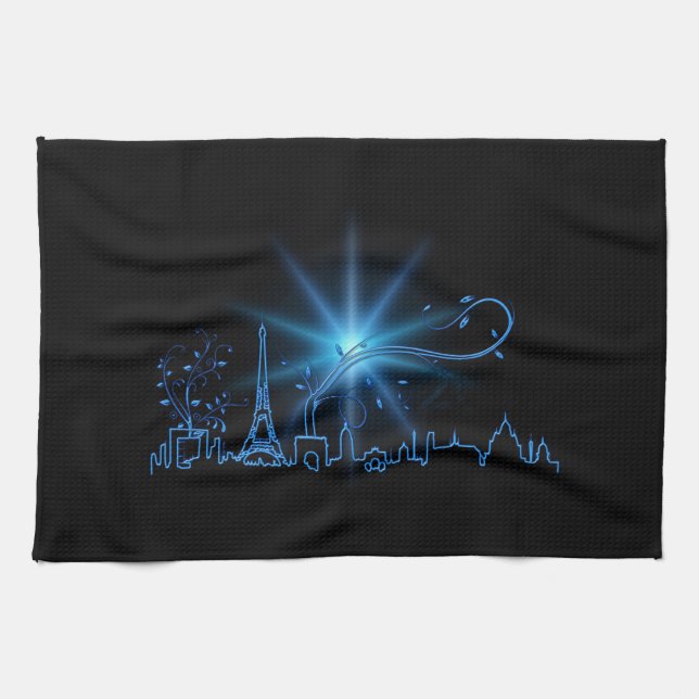 Paño De Cocina Nochevieja en París (Horizontal)