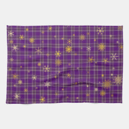 Paño De Cocina Noel dorado