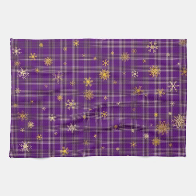 Paño De Cocina Noel dorado (Horizontal)