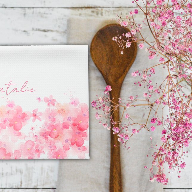 Paño De Cocina Nombre blanco silvestre acuarela (Subido por el creador)