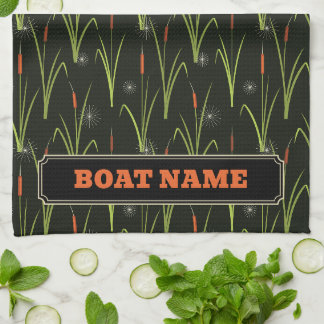 Paño De Cocina Nombre de barco de canal de Narrowboat personaliza